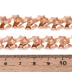 Гальванизируйте прозрачные стеклянные бусины&nbsp;EGLA-H112-04HP-03