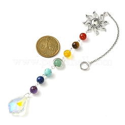 Colgantes de acero inoxidable 304 de estilo tibetano.&nbsp;HJEW-TA00143