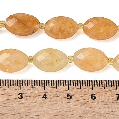 Натуральный желтый гематоидный кварц/золотые целебные кварцевые бусины нити&nbsp;G-A295-A06-01