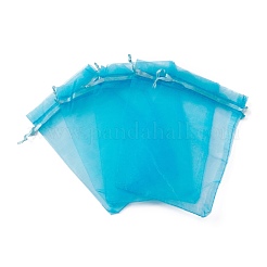 Organza-Geschenktüten mit Kordelzug&nbsp;OP-R016-10x15cm-17