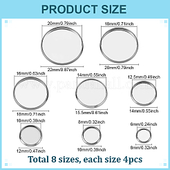 8 стиль фурнитура для броши из нержавеющей стали&nbsp;STAS-PH0006-97