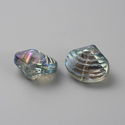 Perles en verre electroplate&nbsp;GLAA-WH0038-20B
