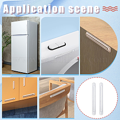 8 шт. самоклеящиеся силиконовые полоски для предотвращения столкновений SIL-GA0001-28