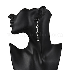 Тибетский стиль сплава серьги болтающийся EJEW-TA00651