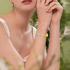 180шт 9-цветные прозрачные акриловые бусины&nbsp;TACR-PA0001-07