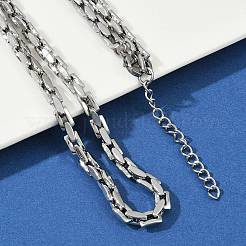Ожерелья из нержавеющей стали 304 для женщин и мужчин NJEW-Z093-02P