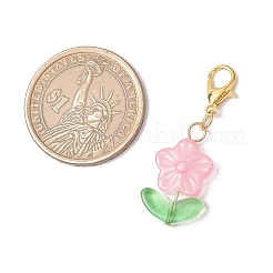 Стекло подвесные украшения HJEW-JM03378