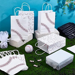 16 шт. бумажные пакеты для бейсбола&nbsp;DIY-PH0032-51