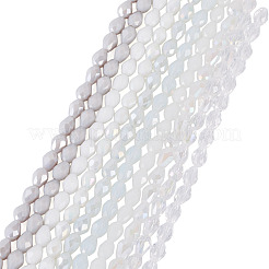 10 нить 10 цвета прозрачных стеклянных бусин&nbsp;EGLA-TA0013-24D