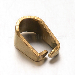 Revestimiento iónico (ip) 304 fianza de acero inoxidable a presión, dorado, 7x3.5x4.5mm, pin: 1x0.5 mm