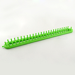 Plastique métier bobine de tricotage pour cordon de fil tricoteuse, lime green, 465x50x30mm