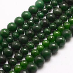 Taiwan naturale perle di giada fili, tondo, 10~10.5mm, Foro: 1 mm, circa 39pcs/filo, 15.75 pollice (40 cm)
