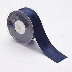 Ruban polyester gros-grain, bleu acier, 1-1/2 pouce (38 mm), environ 100 yards / rouleau