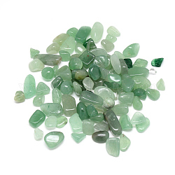 Natürlichen grünen Aventurin Perlen, getrommelt Stein, kein Loch / ungekratzt, Pommes frites, 8~20x5~10x1~7 mm
