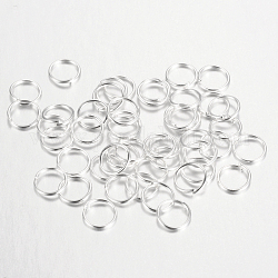 Anellini di Ferro, anelli di salto aperti,  cadmio& piombo libero, platino, 14x1.2mm, diametro interno: 11.6mm, circa 2700pcs/1000g