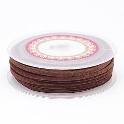 Faux Suede Cord, Faux Suede Lace, Sienna, 3x1.5mm, about 5.46 yards(5m)/roll