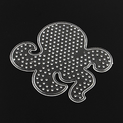 Octopus abc Kunststoff pegboards für 5x5mm Heimwerker Fuse beads verwendet, Transparent, 108x114x5 mm