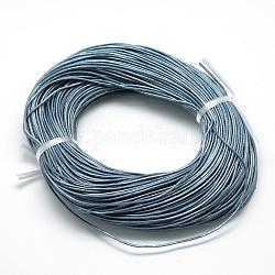 Cuerdas de cuero pintadas en aerosol, acero azul, 1.5mm, Aproximadamente 100 yardas / paquete (300 pies / paquete)