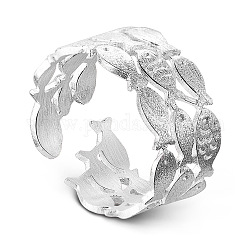 Кольцо-манжета shegrace lovely 925 из стерлингового серебра, с рыбами, серебряные, 16 мм