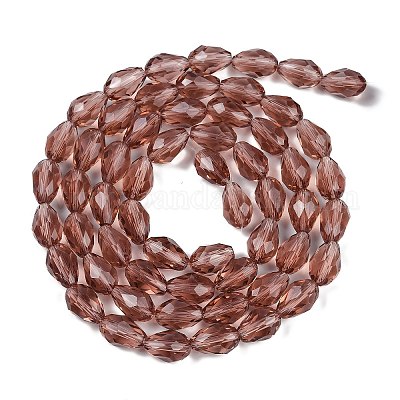 Прозрачные стеклянные бусины EGLA-N013-T8mm-D02-1