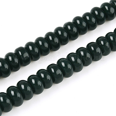 Непрозрачные с напылением стеклянные бусины GLAA-ZX008-8mm-18X-1