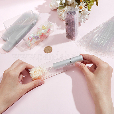 Прозрачная пластиковая ПВХ коробка подарочная упаковка CON-WH0085-85B-1