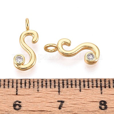 Латунные микро проложить кубического циркония подвески KK-N263-97G-S-1