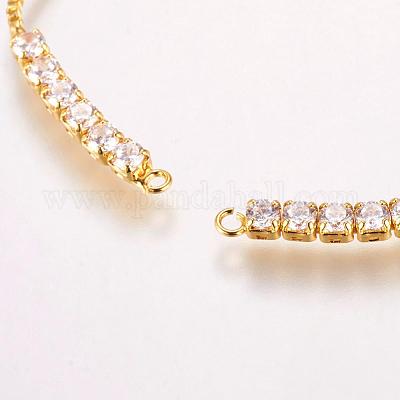 Латунь браслет-цепочка материалы MAK-P007-04-03G-1