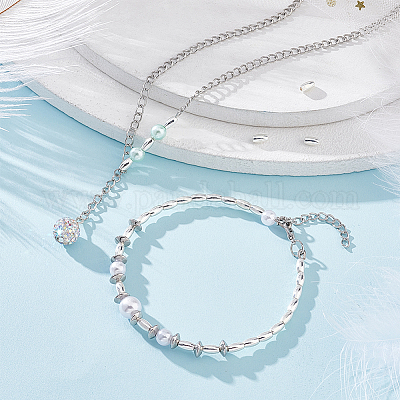 30шт 925 бусины из стерлингового серебра FIND-BC0003-85-1