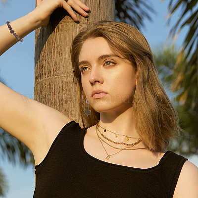 2 нити натуральных бусин обсидиана нити G-NB0004-70-1