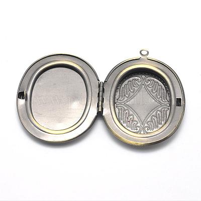 Подвески латуни медальон KK-F717-22AB-NR-1