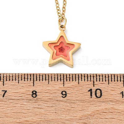 Геометрические подвески из нержавеющей стали 304 для женщин NJEW-M106-02B-G-1