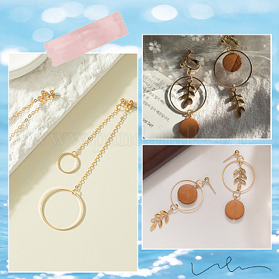 20 шт. Латунные соединительные кольца KK-BBC0010-04G-1