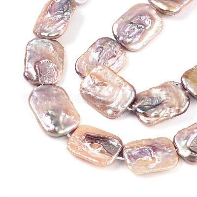 Барокко натуральный жемчуг кеши нити бусы PEAR-S020-D09-2A-1