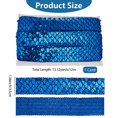 Полиэстер с кружевной отделкой в виде пайеток OCOR-WH20073-01E-1