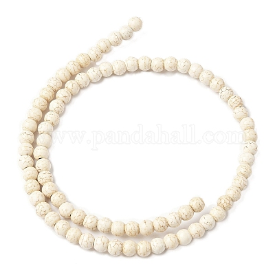 Синтетические бусины из магнезита G-R016-A01-6mm-1