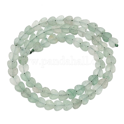 Естественный зеленый авантюрин бисер нитей G-A272-A01-05-1