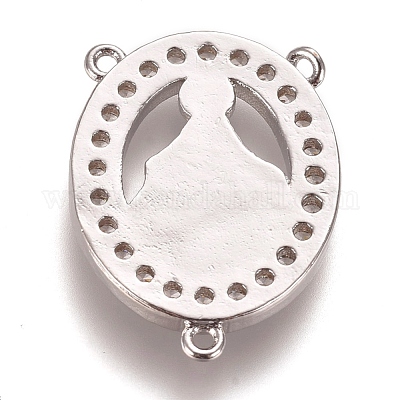 Латунные микропаве из прозрачного кубического циркония ZIRC-L075-77A-P-1