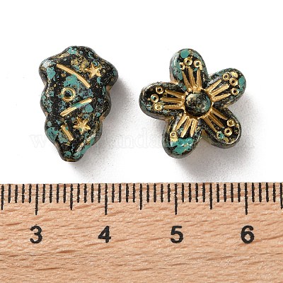 Непрозрачные акриловые бусины OACR-M015-15H-1