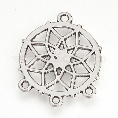 Сеттинги разъем сплава кабошон тибетском стиле TIBEP-Q061-54AS-LF-1