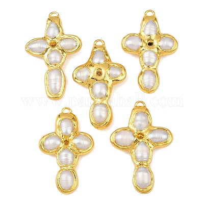 Натуральный жемчуг подвески KK-H516-21G-1