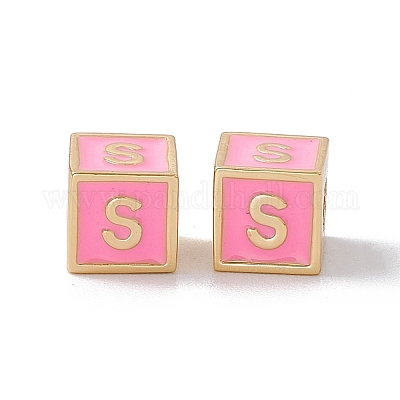 Стойки покрытие латунь эмаль бисер KK-B060-04G-05S-1