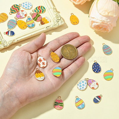 26шт 13 стиля подвески из сплава с эмалью FIND-YW0005-84-1