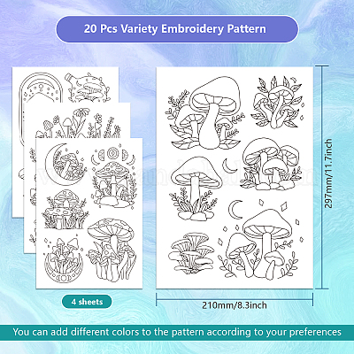Wholesale Non-woven Fabrics Water Soluble Embroidery Pattern Fabric 