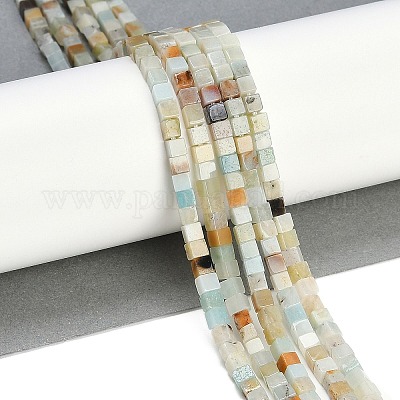 Натуральный цветок амазонитовые бусины пряди G-B129-A15-01-1