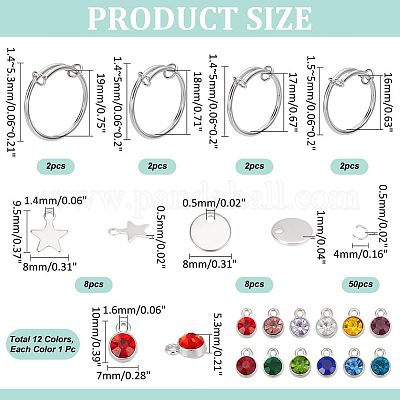 Набор для самостоятельного изготовления регулируемого кольца-шарма DIY-NB0009-99-1