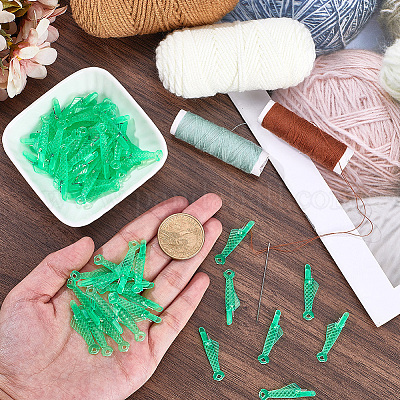 50 шт. нитевдеватели для швейной машины в форме рыбы DIY-CP0011-20C-1