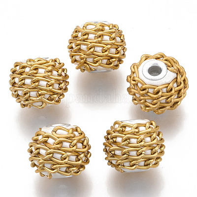 Индонезийские бусины ручной работы IPDL-F027-04K-1