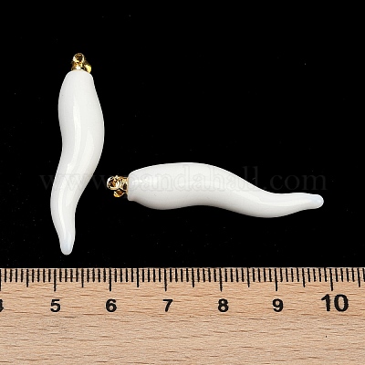 Лэмпворк ручной работы с латунными подвесками KK-Q095-02A-06-1