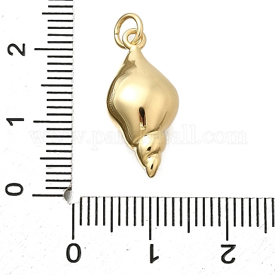 Подвески из латуни и искусственного жемчуга АБС X-KK-D339-18G-1